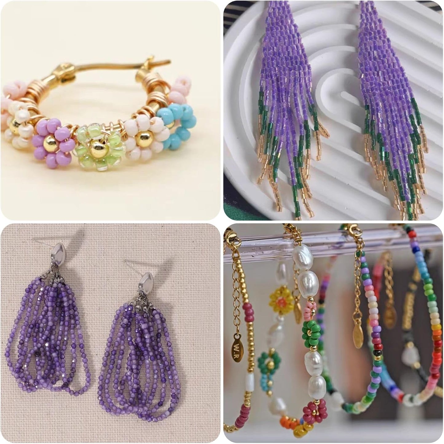 3mm Light Yellow Seed Beads for Jewelry Making 200 Grams About 6500pcs,8/0 Glass Craft for Making Earrings, Bracelets, Pendants, Waist Jewelry, DIY Handmade Seed Beads (Light Yellow)