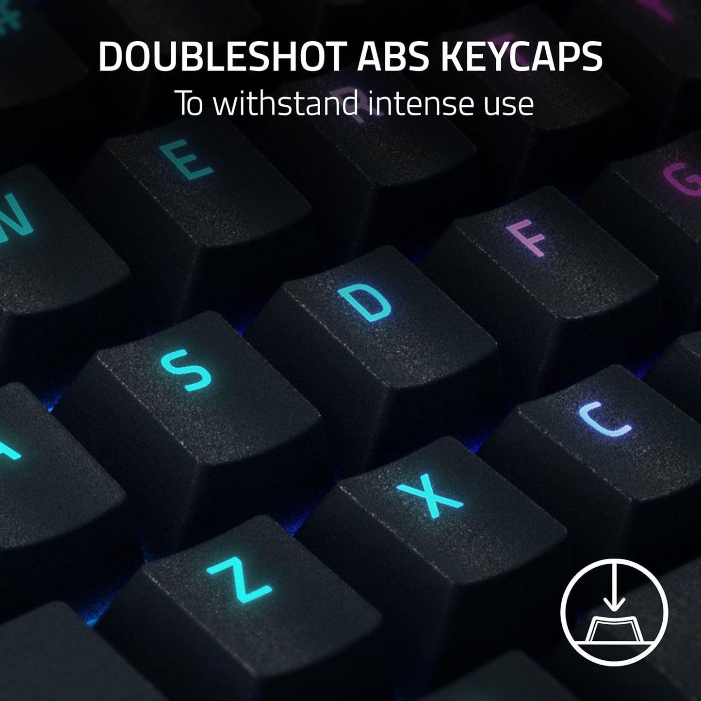 BlackWidow V4 X Mechanical Gaming Keyboard: Yellow Switches Linear & Silent - 6 Macro Keys - Chroma RGB - Doubleshot ABS Keycaps - Roller & Media Keys - Snap Tap