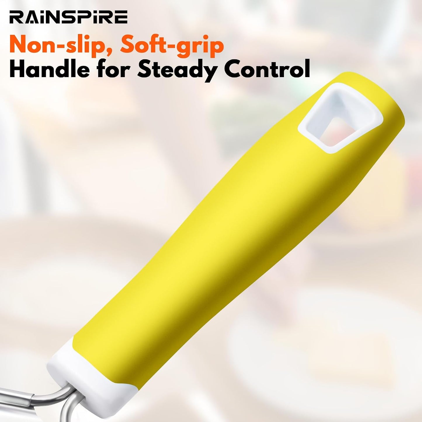 Professional Cheese Graters for Kitchen Stainless Steel Handheld, Metal Lemon Zester Grater With Handle For Cheese, Chocolate, Spices, Kitchen Gadgets And Tools, Soft Grip Handle, Yellow