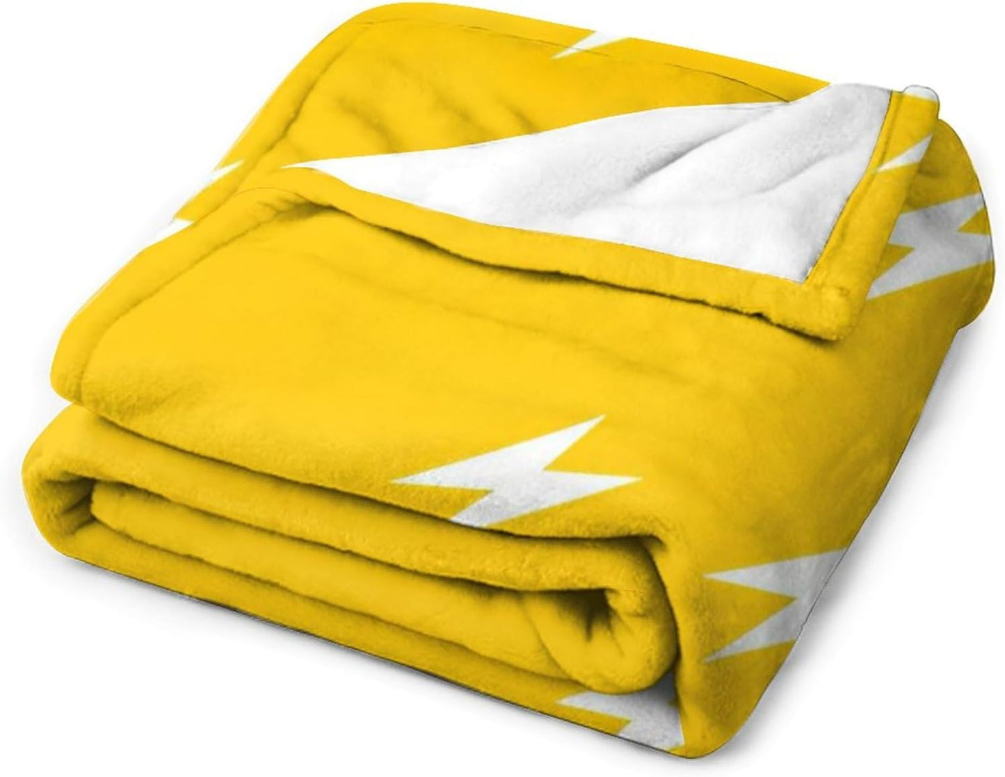 Minimalist Soft Faux Fur Throw Blanket - Cartoon Flannel Lap Blanket for Couch Sofa Or Bed, Yellow Fuzzy Fluffy Plush Blanket, Super Cozy and Comfy for All Seasons 30"x40"