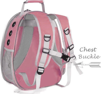 Cat Backpack Carrier, Bubble Backpack for Cat Kitten Small Puppy and Bunny, Space Capsule Bubble Cat Backpack Carrier, Airline Approved Waterproof Yellow Pet Backpack for Small Dog