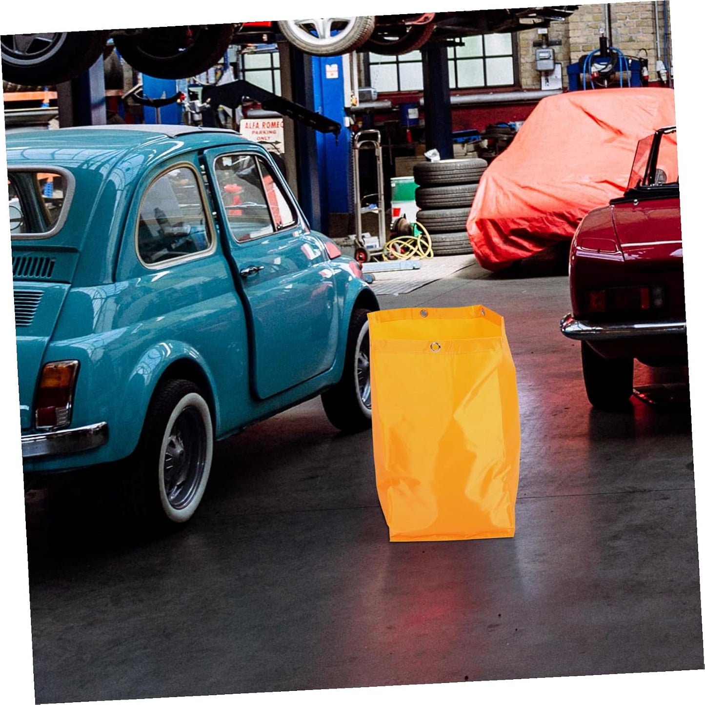 High Capacity Janitorial Cart Bag Canvas Cleaning Caddy Replacement Janitorial Bags for Housekeeping