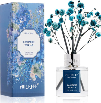Reed Diffuser Set,3.38 fl oz (100 ml) - Citrus Lemon Oil Diffusers with 8 Reed Sticks, Home Fragrance Reed Diffuser for Bathroom Shelf Decor