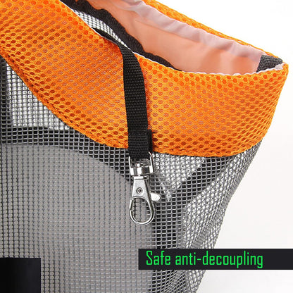 Dog Purse Cat Carrier Soft-Sided Interactivity Pet Carriers Bag, Breathable Mesh Design Yellow