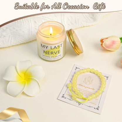 Birthday Gifts for Women Teen Girls, Unique Happy Graduation Gift Baskets for Her, Thank You Teacher Self Care Get Well Present Set, 14pcs Cute Daisy Box for Friend SisterGirlfriend Coworker(Yellow)