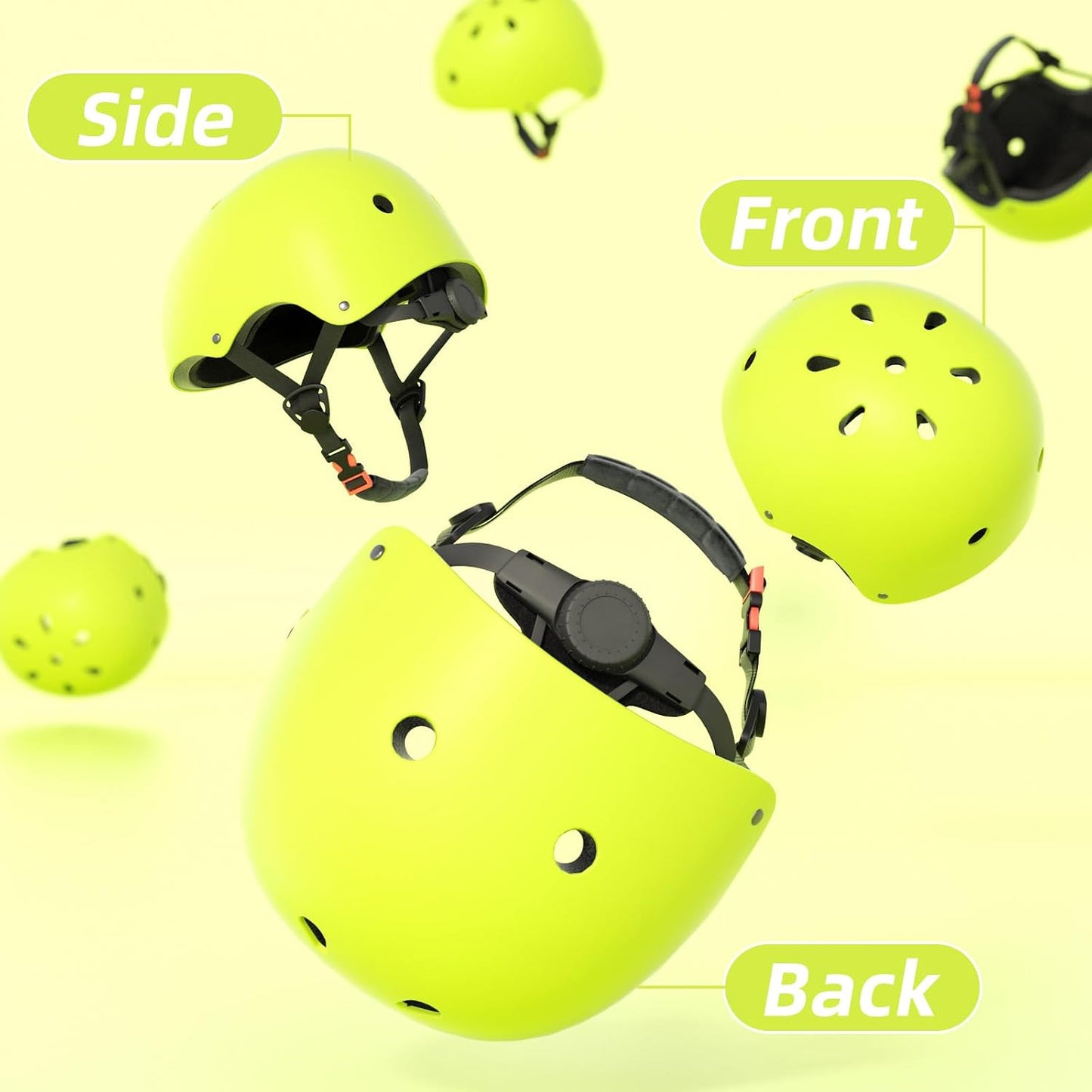 Kids Bike Helmet Toddler Helmets for Ages 3-8 Years Old Girls Boys Kid Adjustable Skateboard Bicycle Helmets Multi-Sport Ventilation Skateboarding Cycling Scooter Roller Skate Helmet