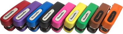 Office Supplies - Aria-Plus Half-Strip Mini Stapler - Durable, Compact, and Colorful Stapler for Office and Travel Use, Compatible with Standard 26/6 Staples, Yellow