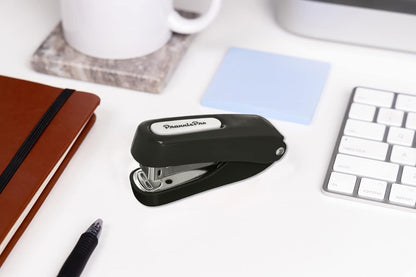 Office Supplies - Aria-Plus Half-Strip Mini Stapler - Durable, Compact, and Colorful Stapler for Office and Travel Use, Compatible with Standard 26/6 Staples, Yellow