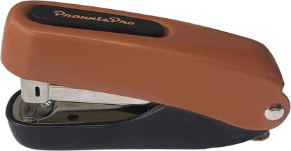 Office Supplies - Aria-Plus Half-Strip Mini Stapler - Durable, Compact, and Colorful Stapler for Office and Travel Use, Compatible with Standard 26/6 Staples, Yellow