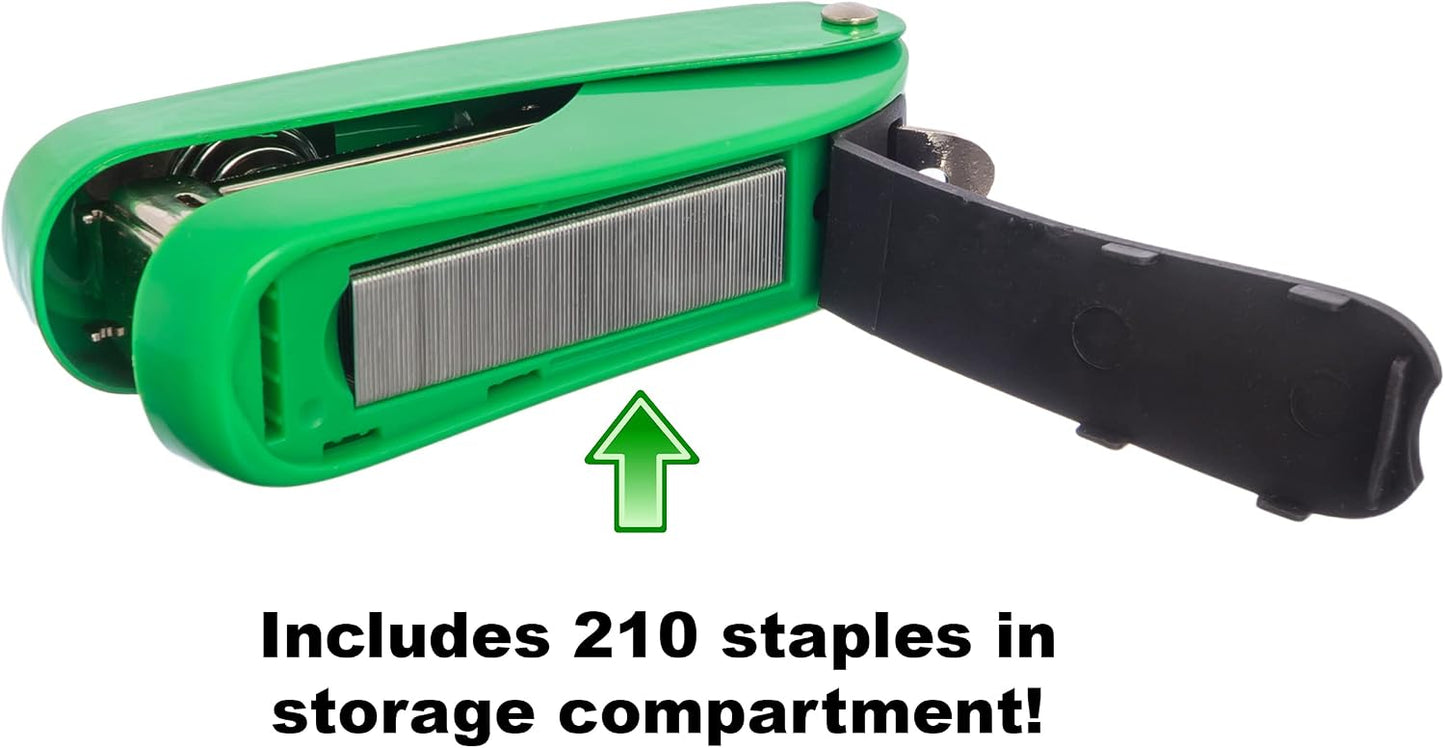 Office Supplies - Aria-Plus Half-Strip Mini Stapler - Durable, Compact, and Colorful Stapler for Office and Travel Use, Compatible with Standard 26/6 Staples, Yellow