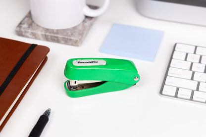 Office Supplies - Aria-Plus Half-Strip Mini Stapler - Durable, Compact, and Colorful Stapler for Office and Travel Use, Compatible with Standard 26/6 Staples, Yellow