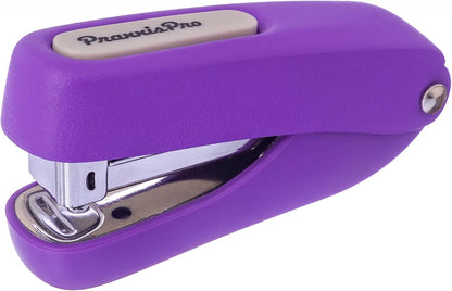 Office Supplies - Aria-Plus Half-Strip Mini Stapler - Durable, Compact, and Colorful Stapler for Office and Travel Use, Compatible with Standard 26/6 Staples, Yellow