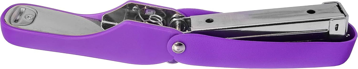 Office Supplies - Aria-Plus Half-Strip Mini Stapler - Durable, Compact, and Colorful Stapler for Office and Travel Use, Compatible with Standard 26/6 Staples, Yellow
