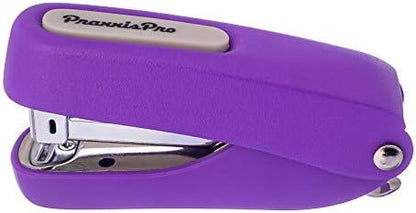 Office Supplies - Aria-Plus Half-Strip Mini Stapler - Durable, Compact, and Colorful Stapler for Office and Travel Use, Compatible with Standard 26/6 Staples, Yellow