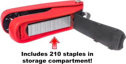 Office Supplies - Aria-Plus Half-Strip Mini Stapler - Durable, Compact, and Colorful Stapler for Office and Travel Use, Compatible with Standard 26/6 Staples, Yellow
