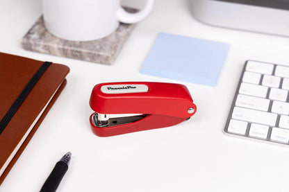 Office Supplies - Aria-Plus Half-Strip Mini Stapler - Durable, Compact, and Colorful Stapler for Office and Travel Use, Compatible with Standard 26/6 Staples, Yellow