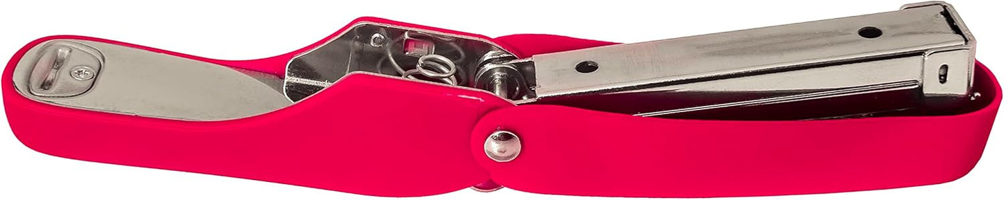 Office Supplies - Aria-Plus Half-Strip Mini Stapler - Durable, Compact, and Colorful Stapler for Office and Travel Use, Compatible with Standard 26/6 Staples, Yellow