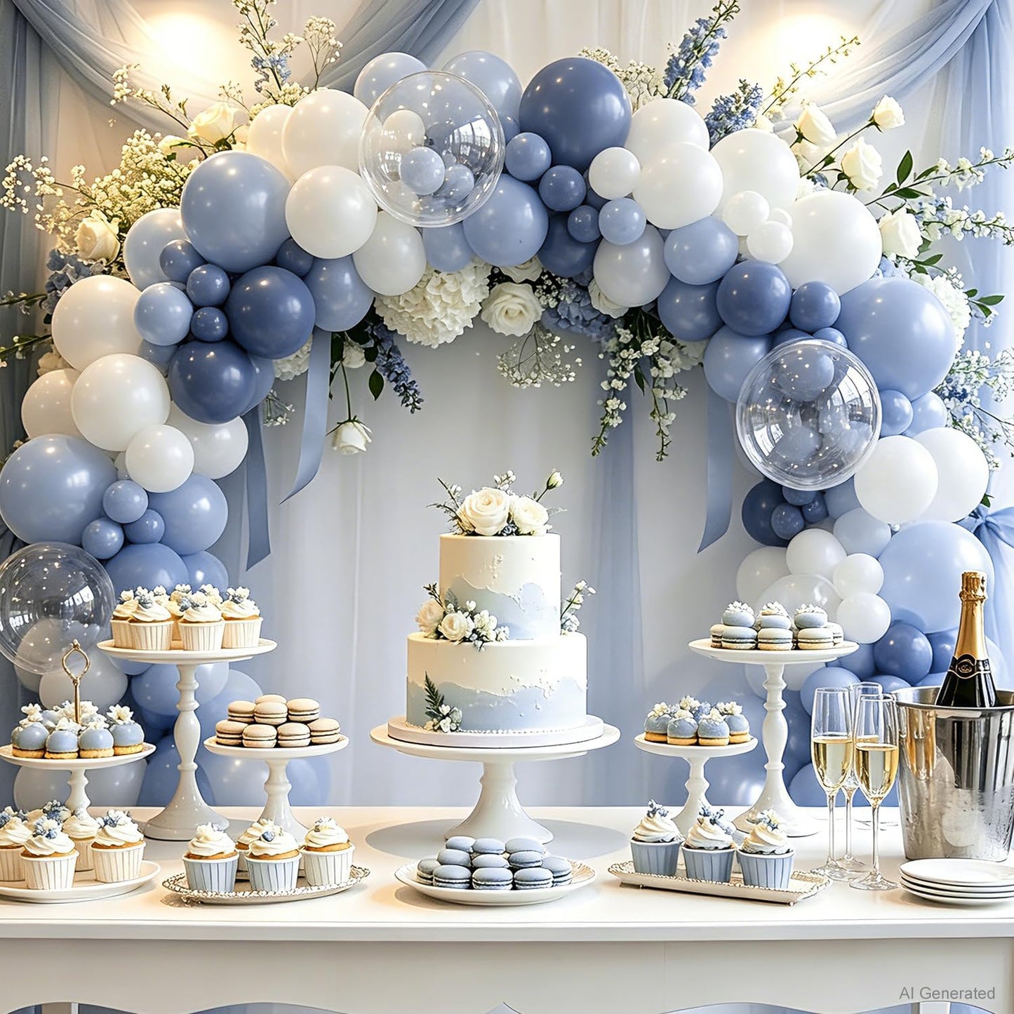 Yellow Balloon Arch Kit, 126Pcs Double Stuffed Pearl Yellow White Clear Balloons for Wedding Baby Shower Bridal Shower Engagement Birthday Party Decorations