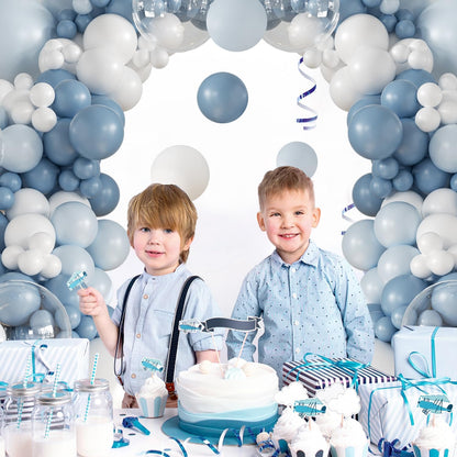 Yellow Balloon Arch Kit, 126Pcs Double Stuffed Pearl Yellow White Clear Balloons for Wedding Baby Shower Bridal Shower Engagement Birthday Party Decorations