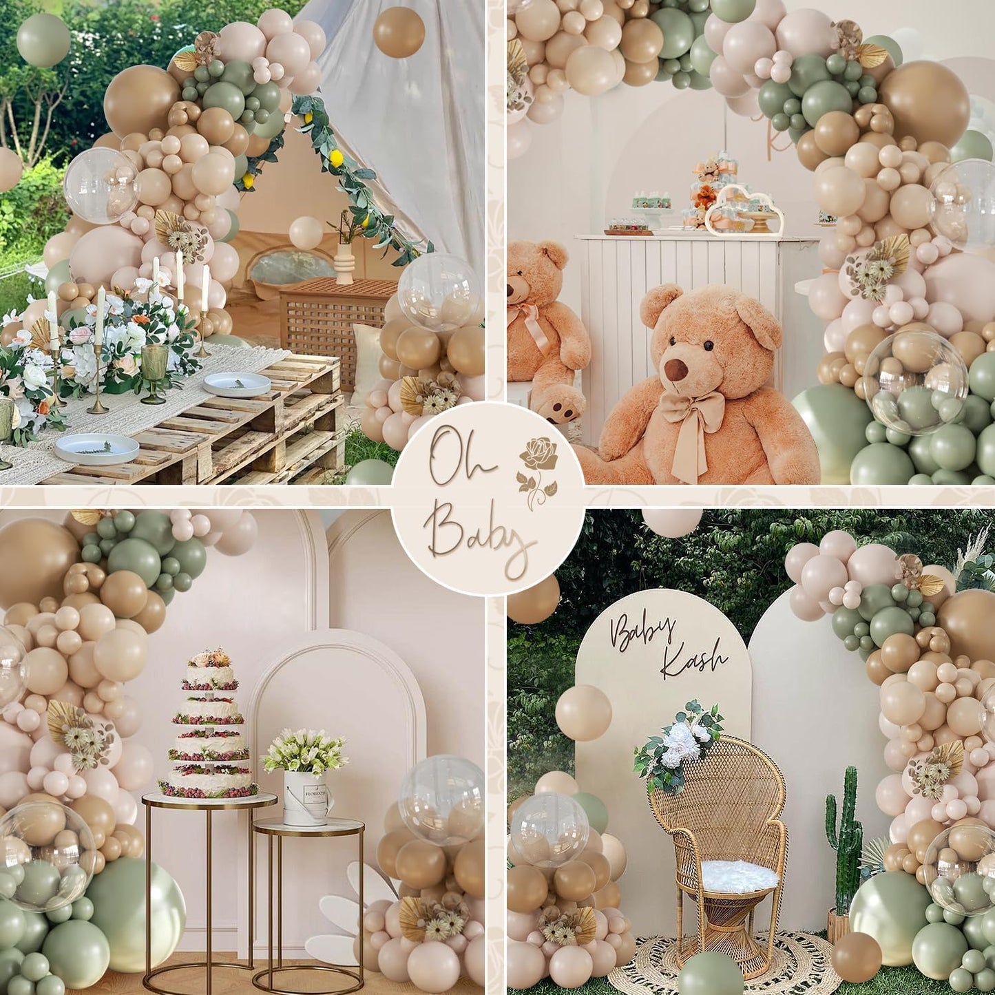 Yellow Balloon Arch Kit, 126Pcs Double Stuffed Pearl Yellow White Clear Balloons for Wedding Baby Shower Bridal Shower Engagement Birthday Party Decorations