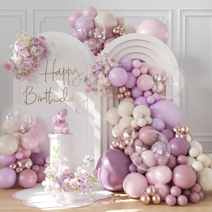 Yellow Balloon Arch Kit, 126Pcs Double Stuffed Pearl Yellow White Clear Balloons for Wedding Baby Shower Bridal Shower Engagement Birthday Party Decorations