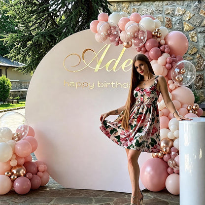 Yellow Balloon Arch Kit, 126Pcs Double Stuffed Pearl Yellow White Clear Balloons for Wedding Baby Shower Bridal Shower Engagement Birthday Party Decorations
