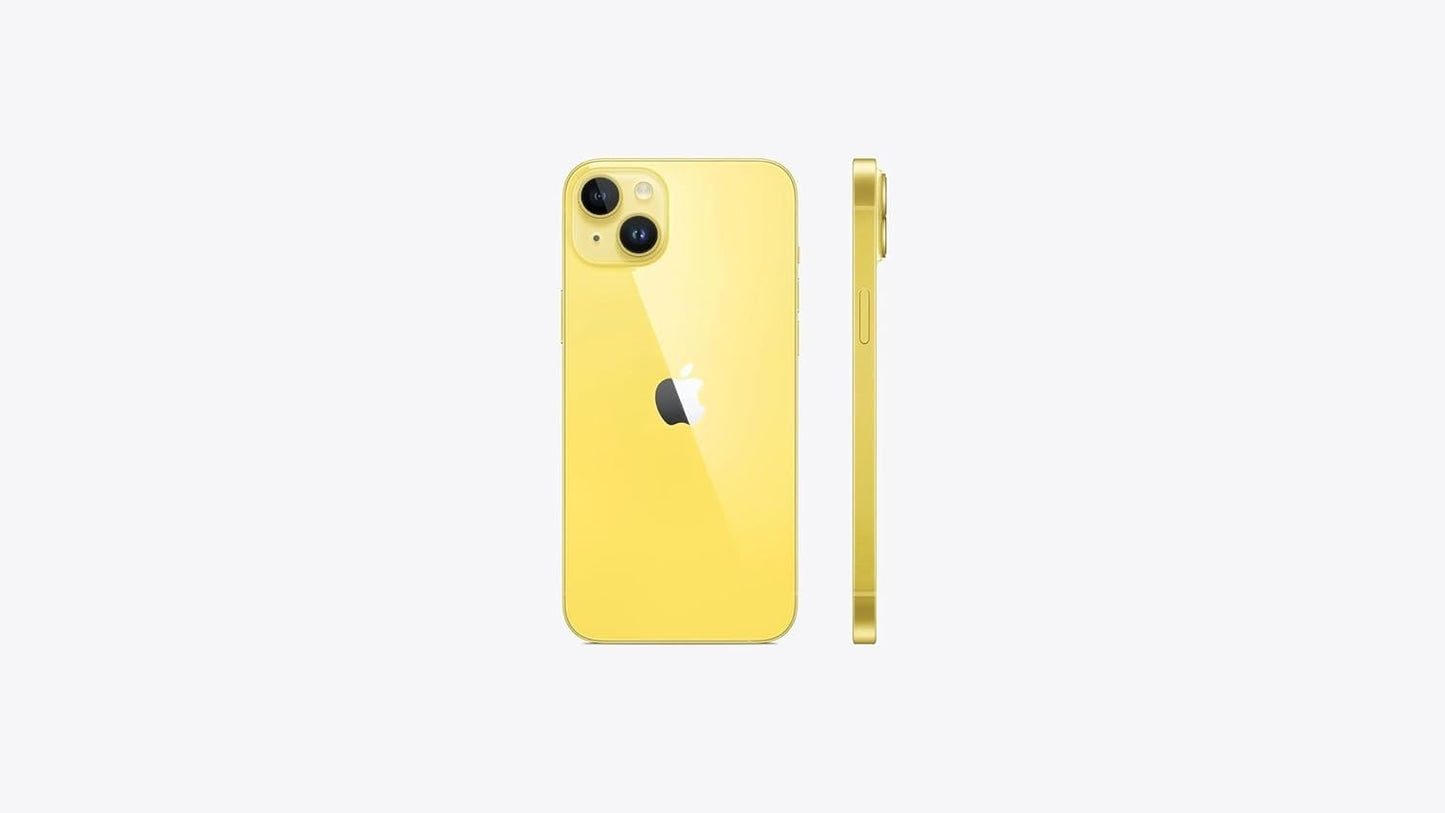 Apple iPhone 14 Plus, 512GB, Yellow - Unlocked (Renewed)