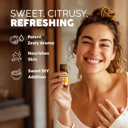 100% Pure Lemon Oil - 4 Fl Oz Lemon Essential Oil for Hair, Skin, Diffuser, Aromatherapy & DIY Soap Making Scent