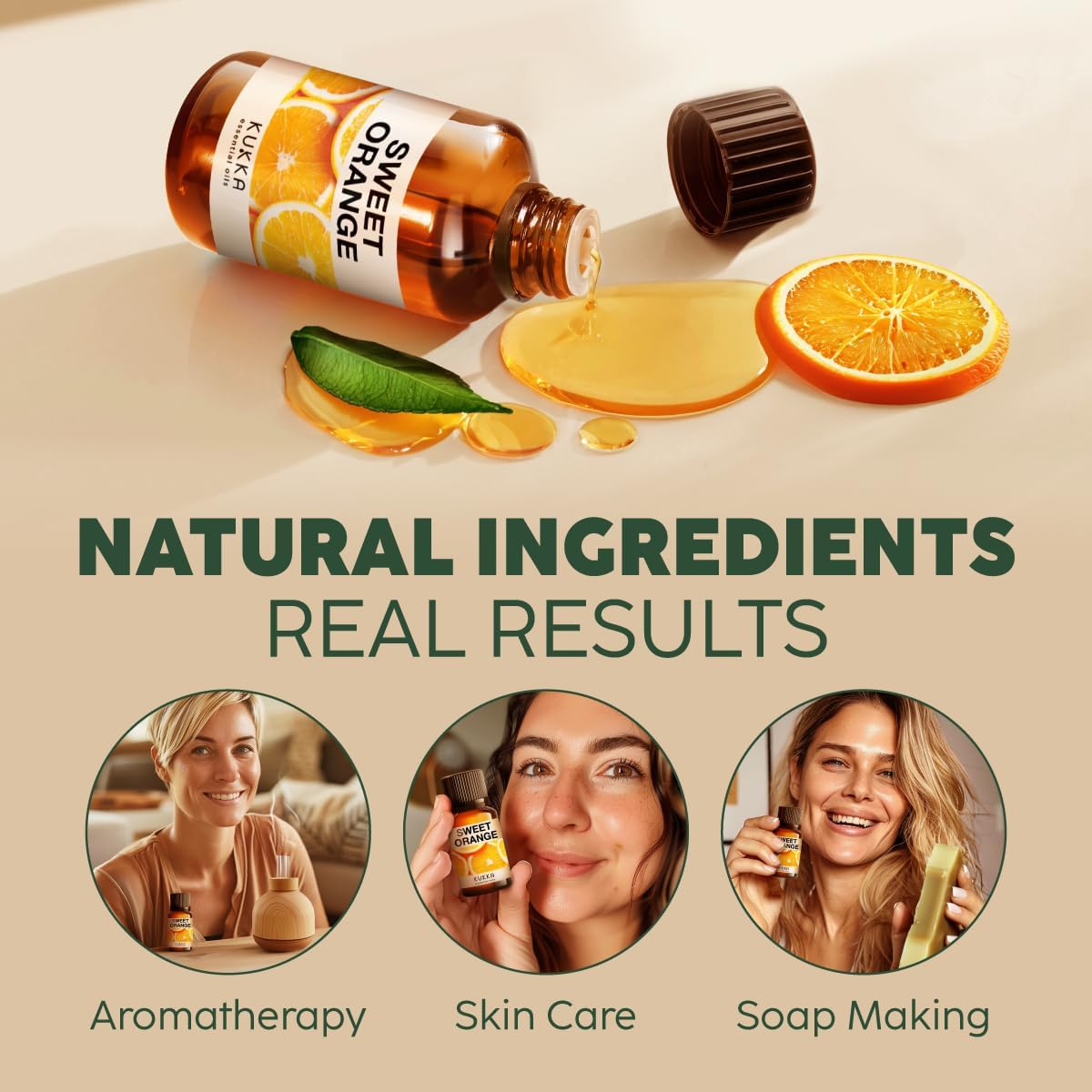 100% Pure Lemon Oil - 4 Fl Oz Lemon Essential Oil for Hair, Skin, Diffuser, Aromatherapy & DIY Soap Making Scent