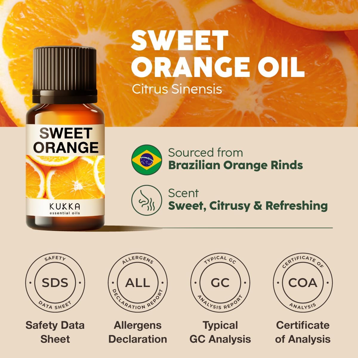 100% Pure Lemon Oil - 4 Fl Oz Lemon Essential Oil for Hair, Skin, Diffuser, Aromatherapy & DIY Soap Making Scent