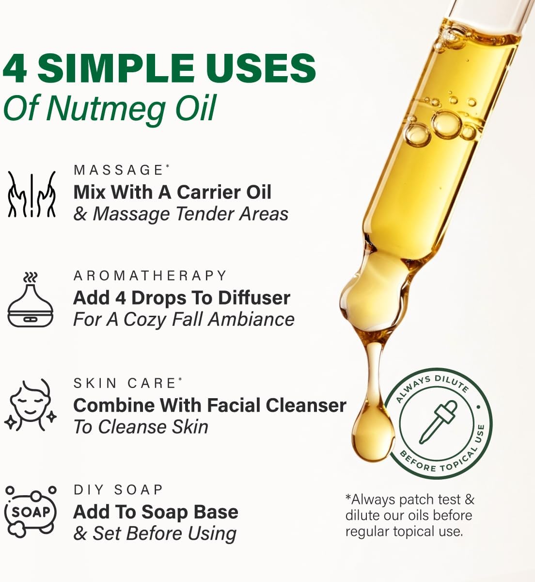 100% Pure Lemon Oil - 4 Fl Oz Lemon Essential Oil for Hair, Skin, Diffuser, Aromatherapy & DIY Soap Making Scent