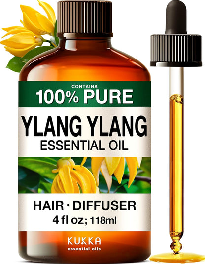 100% Pure Lemon Oil - 4 Fl Oz Lemon Essential Oil for Hair, Skin, Diffuser, Aromatherapy & DIY Soap Making Scent