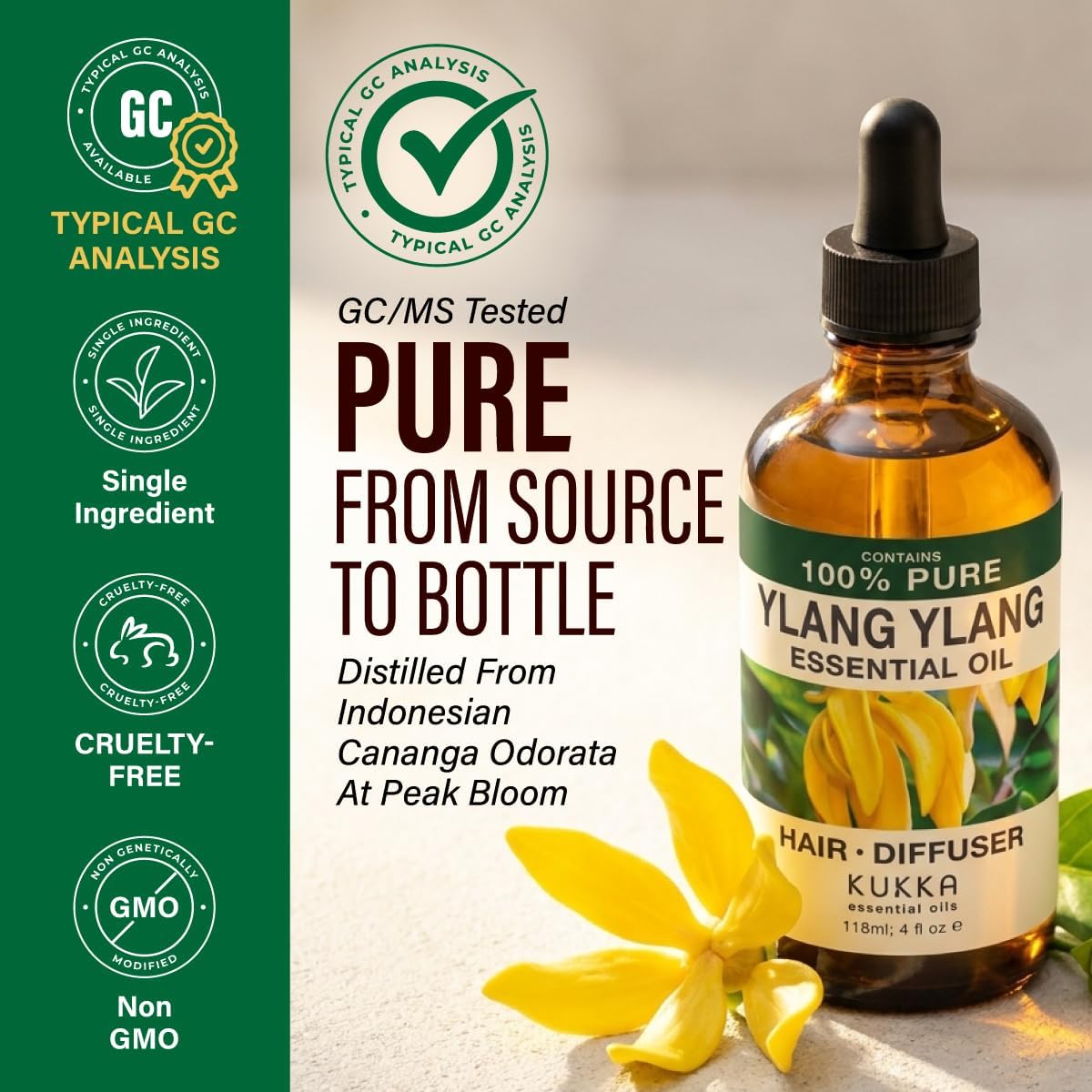 100% Pure Lemon Oil - 4 Fl Oz Lemon Essential Oil for Hair, Skin, Diffuser, Aromatherapy & DIY Soap Making Scent