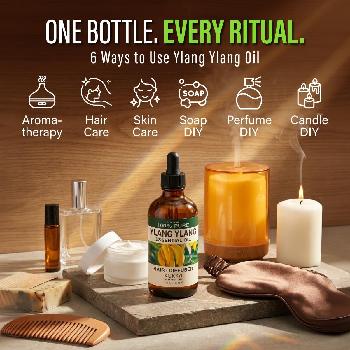 100% Pure Lemon Oil - 4 Fl Oz Lemon Essential Oil for Hair, Skin, Diffuser, Aromatherapy & DIY Soap Making Scent