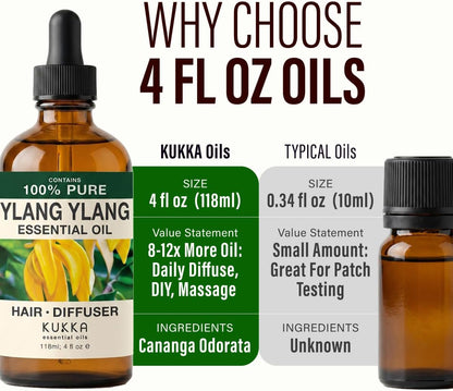 100% Pure Lemon Oil - 4 Fl Oz Lemon Essential Oil for Hair, Skin, Diffuser, Aromatherapy & DIY Soap Making Scent