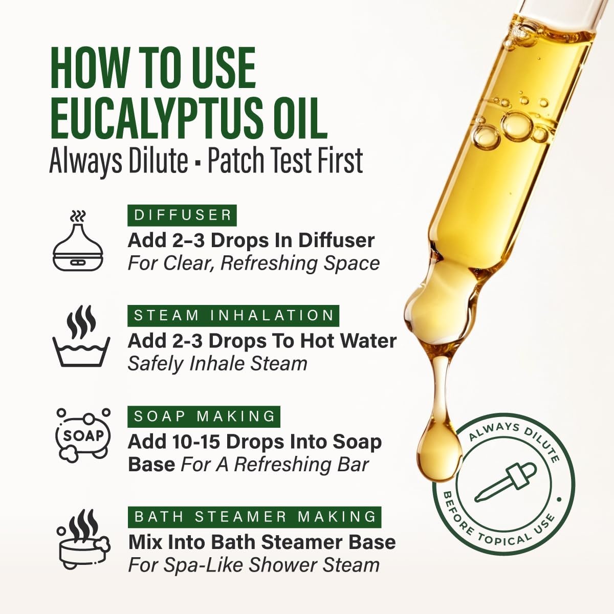 100% Pure Lemon Oil - 4 Fl Oz Lemon Essential Oil for Hair, Skin, Diffuser, Aromatherapy & DIY Soap Making Scent