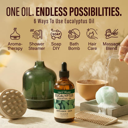 100% Pure Lemon Oil - 4 Fl Oz Lemon Essential Oil for Hair, Skin, Diffuser, Aromatherapy & DIY Soap Making Scent