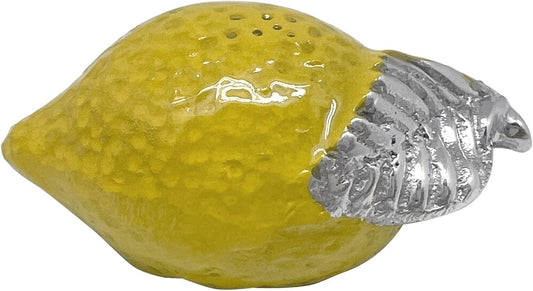 Yellow Lemon Napkin Weight| Yellow | Brillante | Gifts | Napkin Weights| Recycled SANDCAST Aluminum | Handmade in Mexico