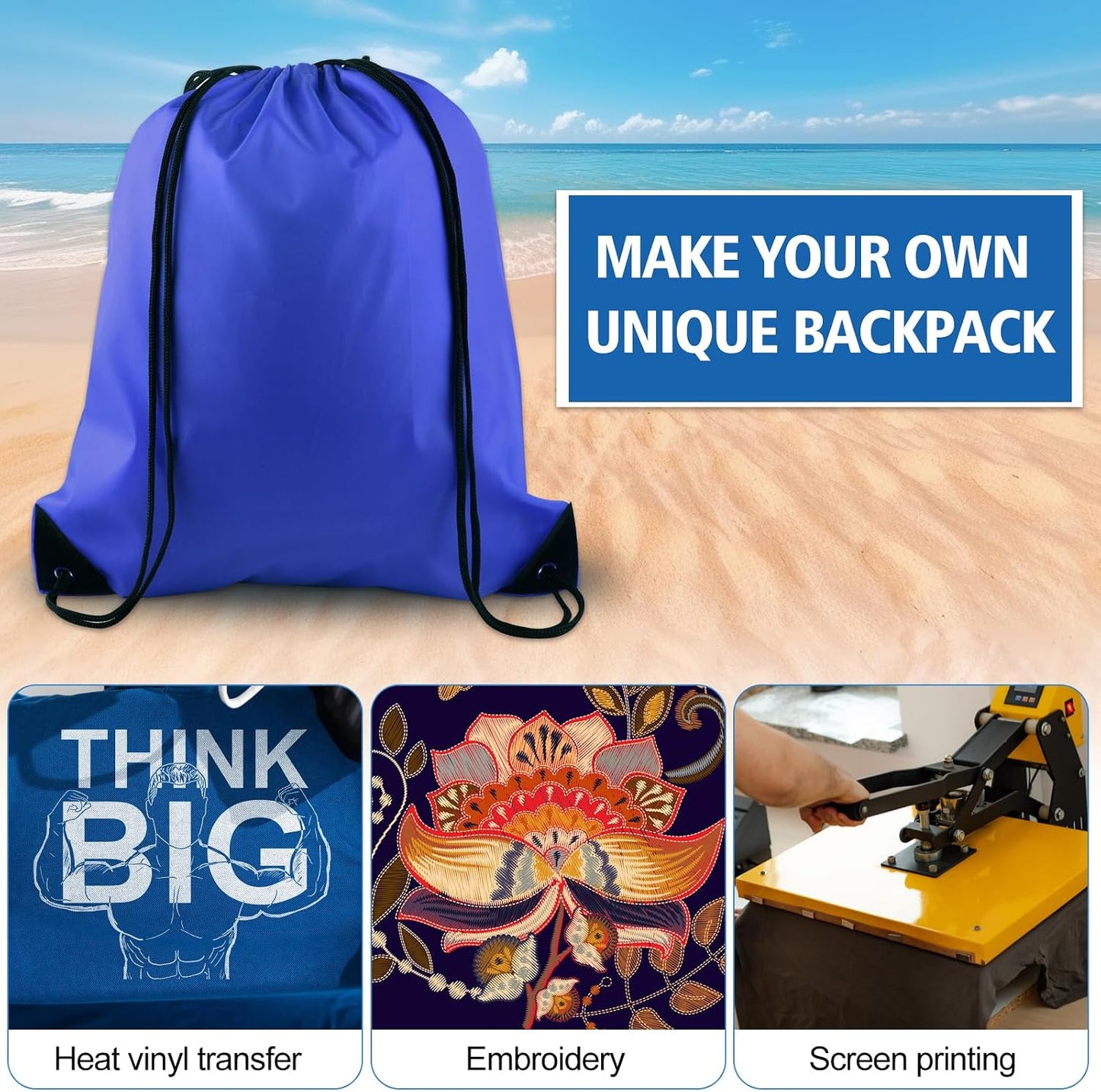 20Pcs Drawstring Backpack Bag Bulk Yellow Drawstring Bags String Backpack Sport Gym Sack Bags Foldable Storage Bag for Women Men Shopping Gym Travel Sports