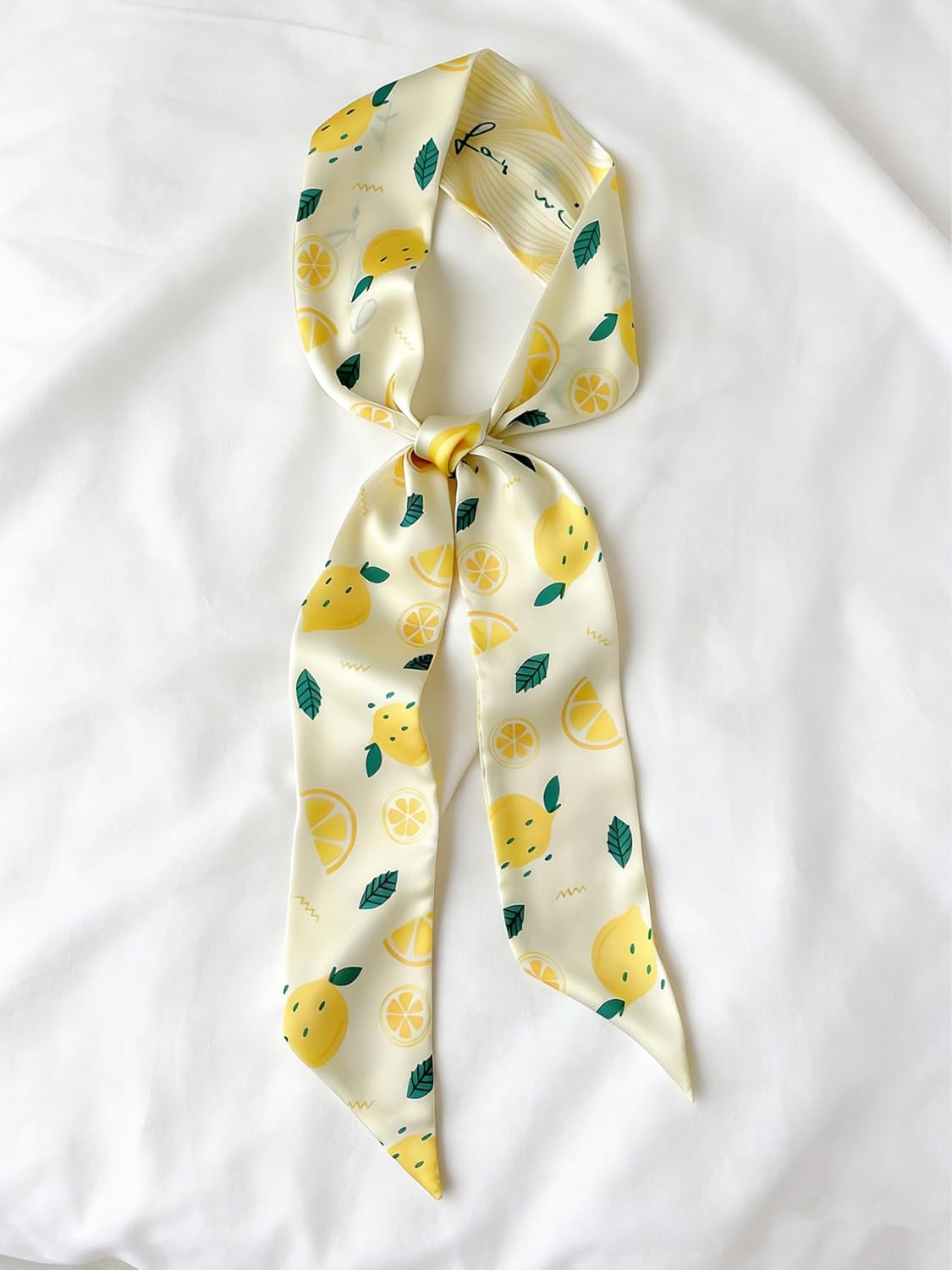 Head Scarf for Women - Hair Scarf Purse Fashion Satin Silky Feeling Long Neck Scarves for Handbags
