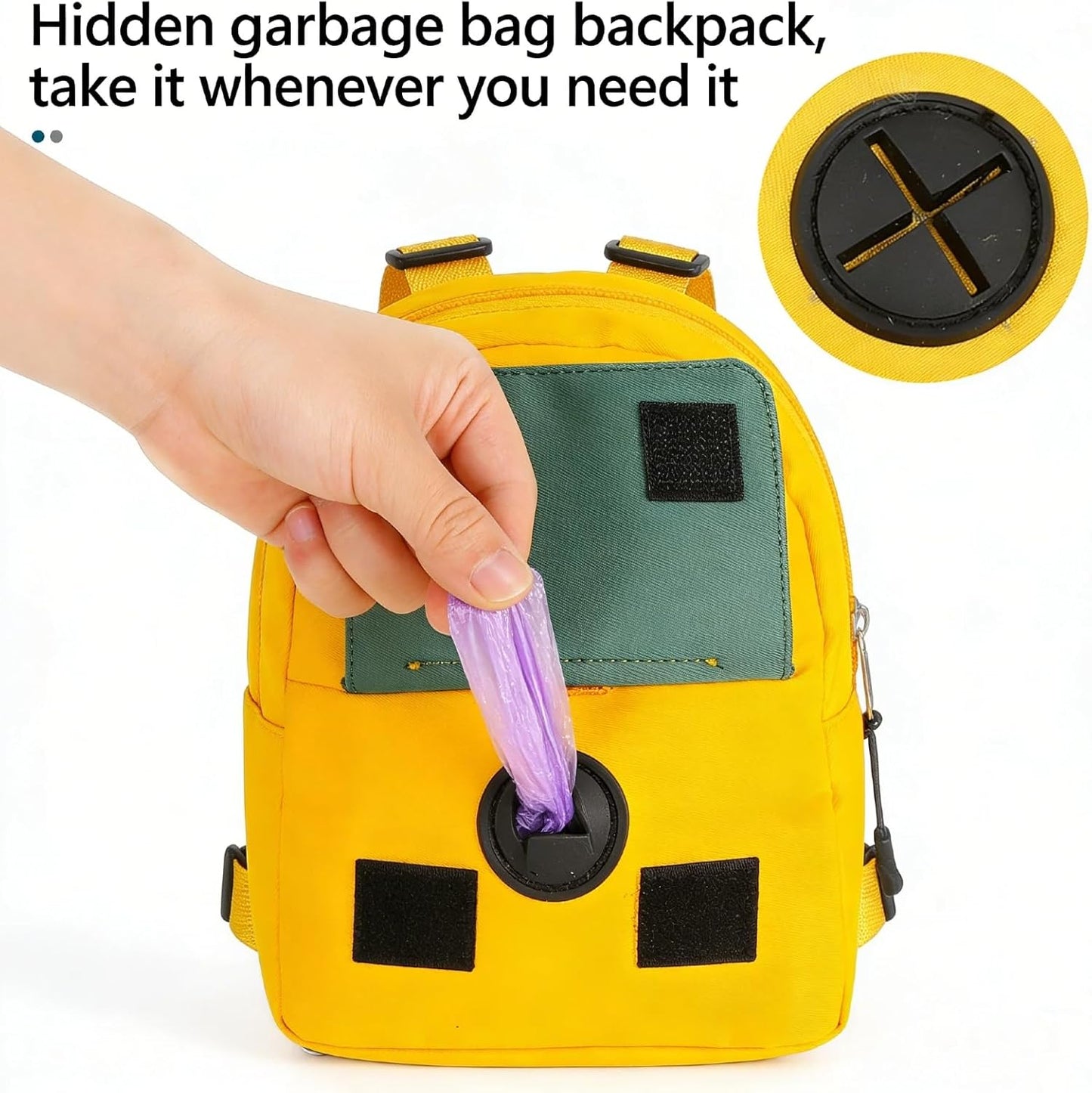 Small Dog Backpack Harness with Leash Summer Breathable Adjustable Pet Puppy Self Carrier Bag Cute Travel Backpack Yellow S