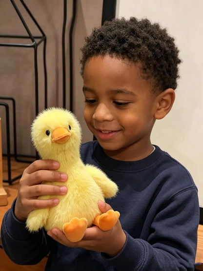 Duck Stuffed Animal Cute Plush Doll Toy 8.5 inch for Girls Boys Christmas (za Fur Duck Yellow)