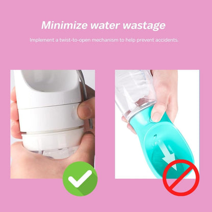 Portable Dog Water Bottle, Leak Proof, Foldable Dispenser for Outdoor Hiking - Essential Puppy Gear, Large Dog Accessories Set of 2 (34oz & 51oz) for Dog Lovers and Owners (Yellow)