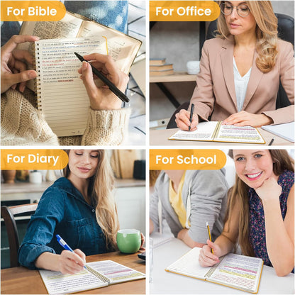 Lined Spiral Journal Notebook for Women & Men, 140 Pages, College Ruled Hardcover Notebook for Work & Note Taking, Journals for Writing, A5(5.7" x 7.9") – Yellow