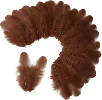 Yellow Craft Feathers Bulk for Crafting Supplies,300Pcs,3-5inch | Natural Rooster Feathers for DIY School Crafts,Dream Catcher,Halloween,Easter,Mardi Gras and Thanksgiving Home Party Decor