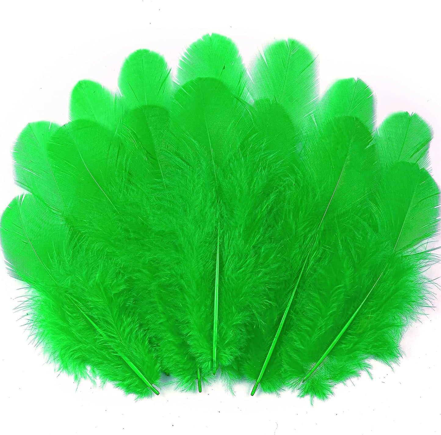Yellow Craft Feathers Bulk for Crafting Supplies,300Pcs,3-5inch | Natural Rooster Feathers for DIY School Crafts,Dream Catcher,Halloween,Easter,Mardi Gras and Thanksgiving Home Party Decor