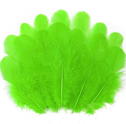 Yellow Craft Feathers Bulk for Crafting Supplies,300Pcs,3-5inch | Natural Rooster Feathers for DIY School Crafts,Dream Catcher,Halloween,Easter,Mardi Gras and Thanksgiving Home Party Decor