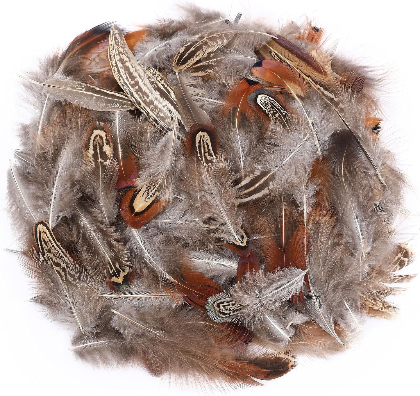 Yellow Craft Feathers Bulk for Crafting Supplies,300Pcs,3-5inch | Natural Rooster Feathers for DIY School Crafts,Dream Catcher,Halloween,Easter,Mardi Gras and Thanksgiving Home Party Decor