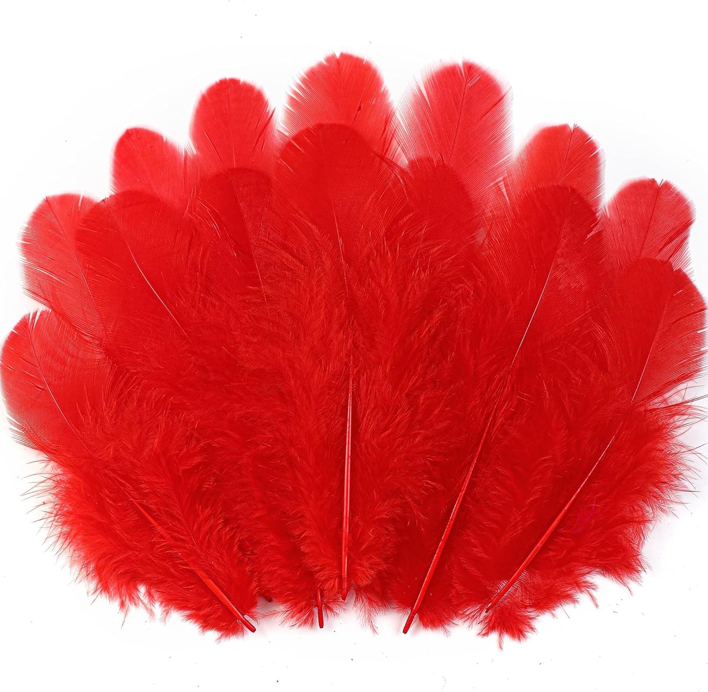 Yellow Craft Feathers Bulk for Crafting Supplies,300Pcs,3-5inch | Natural Rooster Feathers for DIY School Crafts,Dream Catcher,Halloween,Easter,Mardi Gras and Thanksgiving Home Party Decor