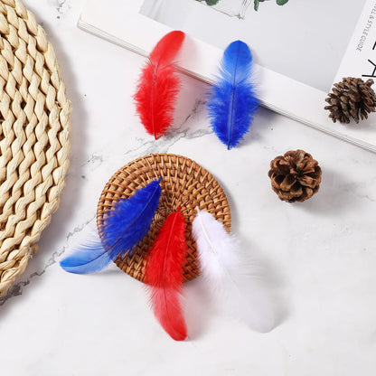 Yellow Craft Feathers Bulk for Crafting Supplies,300Pcs,3-5inch | Natural Rooster Feathers for DIY School Crafts,Dream Catcher,Halloween,Easter,Mardi Gras and Thanksgiving Home Party Decor